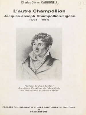 cover image of L'autre Champollion